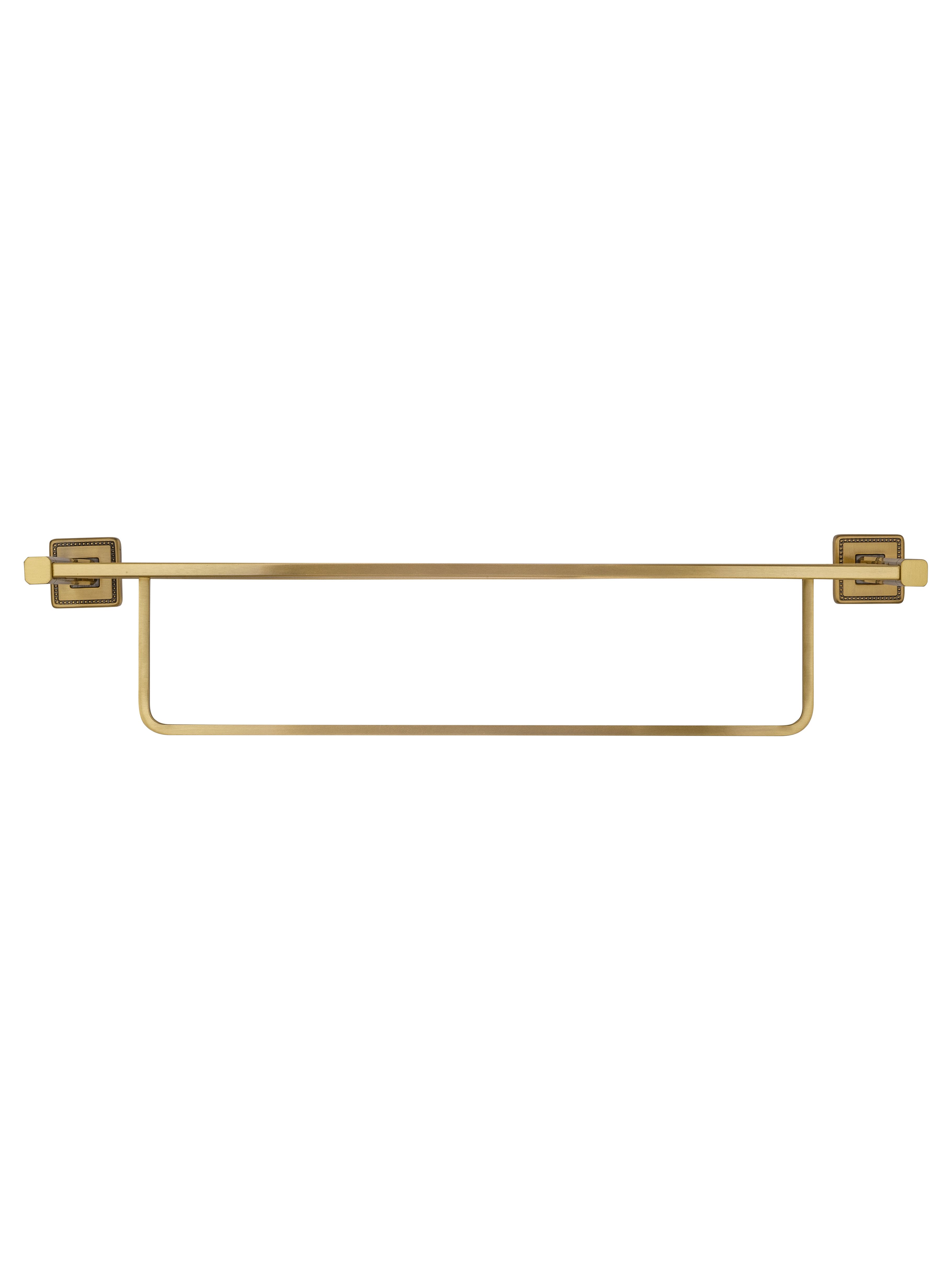 Полотенцедержатель с полкой WONZON & WOGHAND ROMA, Бронза (WW-7281)