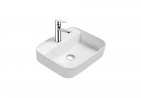 Раковина накладная для установки на столешницу AQUATEK ВЕГА  AQ5506-MW 500*395*140, с отверстием под смеситель, матовый белый Раковина накладная для установки на столешницу AQUATEK ВЕГА  AQ5506-MW 500*395*140, с отверстием под смеситель, матовый белый