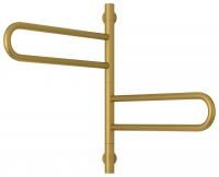 Электрический полотенцесушитель СУНЕРЖА "ПАРЕО 4.0-2С" 567х535 (Матовое Золото)