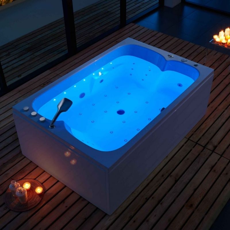 Акриловая ванна SSWW A1905 DGSP 180х120 с гидромассажем