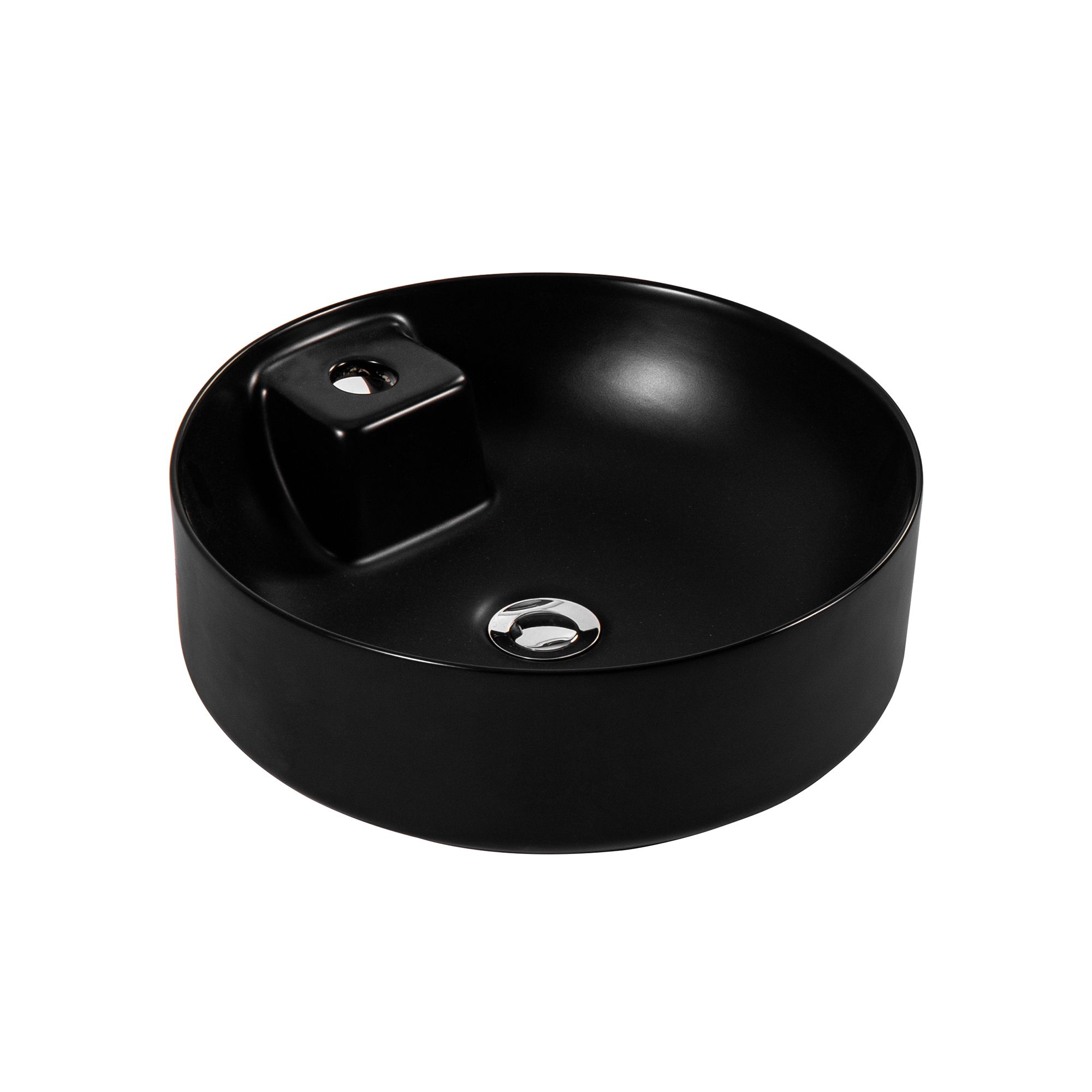 Раковина накладная для установки на столешницу AQUATEK ЕВРОПА AQ5212-MB 405*405*140, с отверстием под смеситель, матовый черный Раковина накладная для установки на столешницу AQUATEK ЕВРОПА AQ5212-MB 405*405*140, с отверстием под смеситель, матовый черный