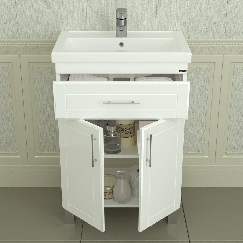 Тумба для  умыв. "Дублин-60 1 ящ" напол. (ум. Фостер 60)