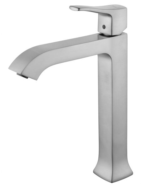 Смеситель для раковины высокий WONZON & WOGHAND FLEX, Брашированный никель (WW-88019072-BN)