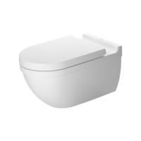 DURAVIT STARCK 3 Унитаз подвесной 620х370 мм., вертикальный смыв, с креплением Durafix, WonderGliss, цвет белый