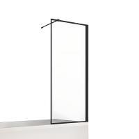 Шторка для ванны NEW TRENDY NEW SOLEO BLACK 80 см P-0095-WP (черный)