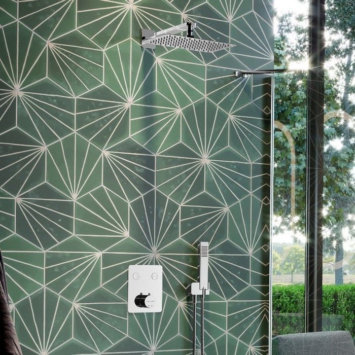 Термостатическая душевая система скрытого монтажа EXCELLENT Krotos AREX.SET.8045CR (хром)