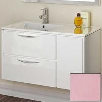 Тумба с раковиной SanVit Мэри-1 90 L kmery901 в цвете Ral подвесная Розовый глянец Тумба с раковиной SanVit Мэри-1 90 L kmery901 в цвете Ral подвесная Розовый глянец
