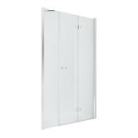 Дверь в нишу NEW TRENDY NEW SOLEO PLUS R 130x195 D-0154A/D-0094B (хром)