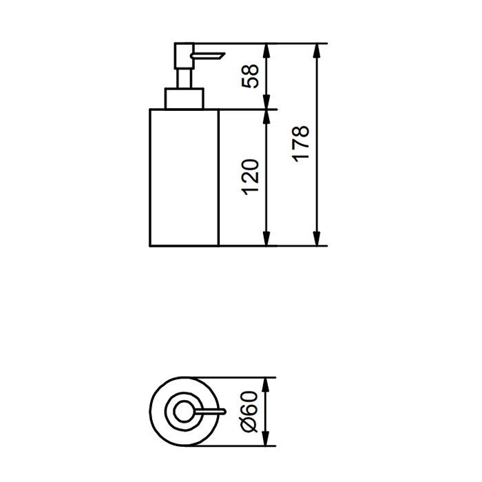 Fantini Young Дозатор для жидкого мыла, настольный, цвет Matt British Gold PVD
