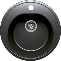 Кухонная мойка Polygran F-08 №16 51 Черная Кухонная мойка Polygran F-08 №16 51 Черная