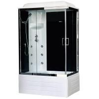 Душевая кабина Royal Bath BP 120х80 RB8120BP3-BT-CH-L с гидромассажем профиль Хром задняя стенка Черная Душевая кабина Royal Bath BP 120х80 RB8120BP3-BT-CH-L с гидромассажем профиль Хром задняя стенка Черная