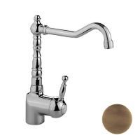 CISAL Смеситель однорычажный на 1 отверстие для кухни,с поворотным изливом 215 мм, цвет бронза