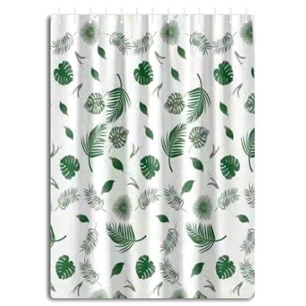 Штора для ванной Haiba HB75064, листья