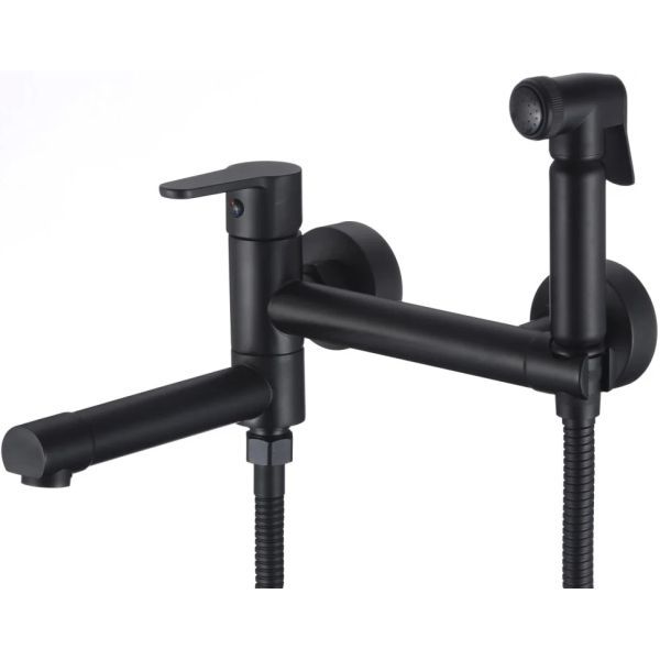 Гигиенический душ со смесителем и изливом Savol S-FXQ010H, черный