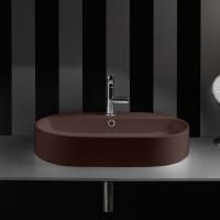Kerasan Ciotola Раковина-чаша 65х40хh12см, с 1отв., с переливом, цвет: Borgogna matt