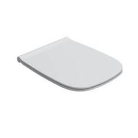 GLOBO GENESIS Сиденье для унитаза GNS02/GN001, быстросъемное, цвет белый/петли золото(микролифт)