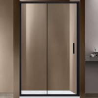 Душевая дверь Vincea Garda VDS-1G120CLB 120x190 профиль Черный стекло прозрачное