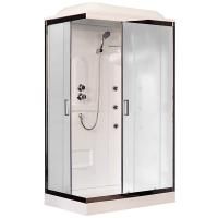 Душевая кабина Royal Bath HP 120х80 RB8120HP2-M-CH-R с гидромассажем стекло матовое задняя стенка Белая Душевая кабина Royal Bath HP 120х80 RB8120HP2-M-CH-R с гидромассажем стекло матовое задняя стенка Белая
