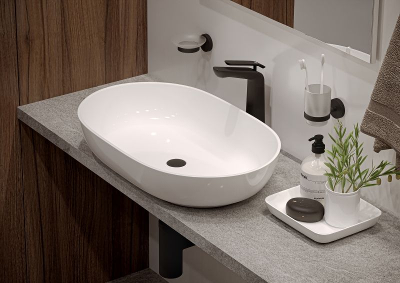 Смеситель для раковины Timo Olivia 3211/03F Черный, артикул 3211/03F