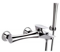 Daniel Diva, однорычажный смеситель для ванны c набором для душа, цвет матовое золото