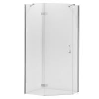 Душевое ограждение NEW TRENDY NEW AZURA L (L) 100x80x195 K-0563 (хром)