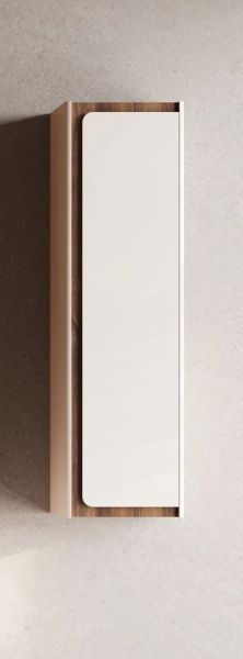 Visobath Indico, пенал 34.5 см, 1 распашная дверь, цвет бежевый матовый лак (Cotton-Valenti)