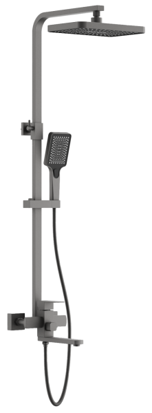 Душевая система BELZ B24817-3, оружейная сталь