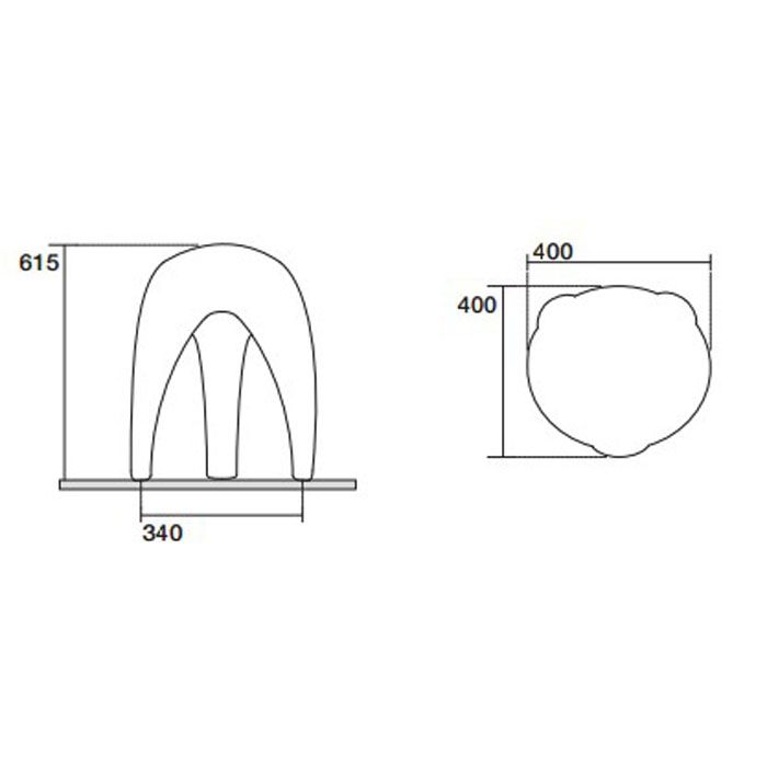 Kerasan Artwork Cтатуэтка декоративная из керамики для ванной комнаты "MOSCARDINO", цвет белый, артикул 470201bi