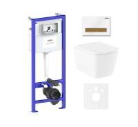 Комплект 6 в 1 Lavinia Boho Aveo Rimless 75110244, премиум с пластиковой клавишей