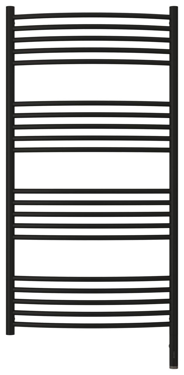 Полотенцесушитель электрический "БОГЕМА 3.0" 1200х600 / МЭМ правый (Матовый чёрный)