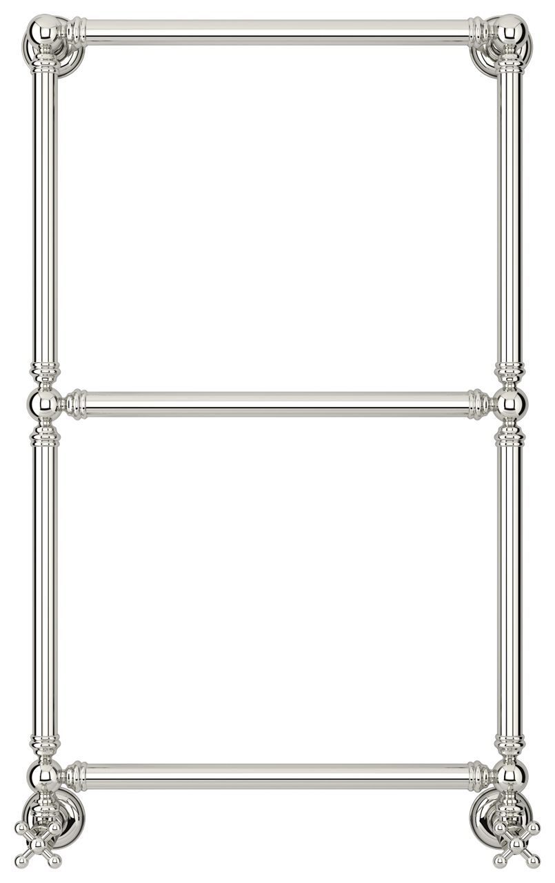 Полотенцесушитель, Сунержа, Ренессанс 1304, водяной, ширина, мм-572, глубина, мм-184, высота, мм-933, межосевое расстояние-500, подключение-нижнее, мощность, Вт-213, присоединительный размер-НР G 1/2" / НР G 3/4" (эксцентрик), материал-нержавеющая сталь, 