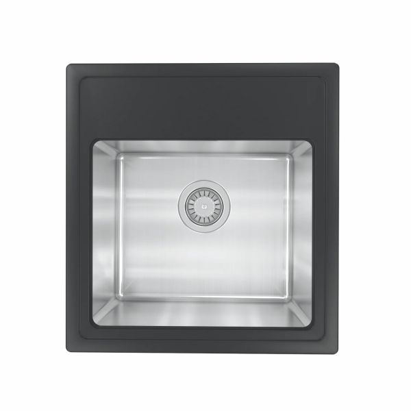 Кухонная мойка Florentina КОМБИ 21.455.B0480.302, антрацит