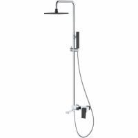 Стойка для душа Q ChromeBlack.2_Комплект