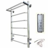 Электрический полотенцесушитель Тругор ПЭК 6 П СП 80x60 с полкой Хром