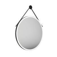 Зеркало CONO круглое 70, черное матовое