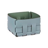 Colombo Adj Корзинка Mini Bottega, 19x19H13 см, цвет: небесный/эвкалипт Colombo Adj Корзинка Mini Bottega, 19x19H13 см, цвет: небесный/эвкалипт