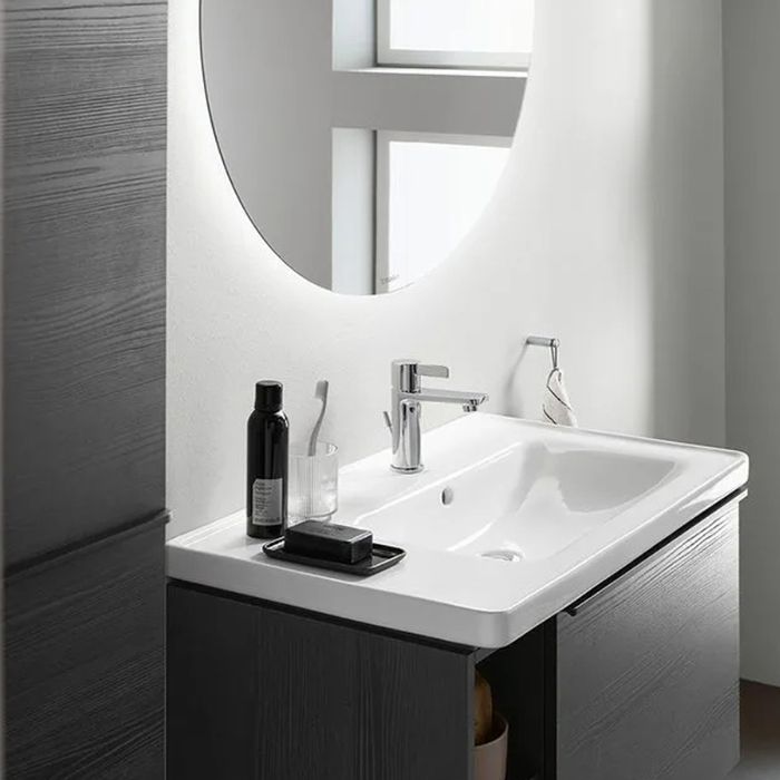 Duravit D-Neo Раковина накладная 800х480  мм, с переливом, без отв. под смеситель, цвет: белый