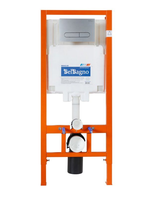 Комплект инсталляции BELBAGNO BB002-80 с унитазом ACQUA и клавишей смыва