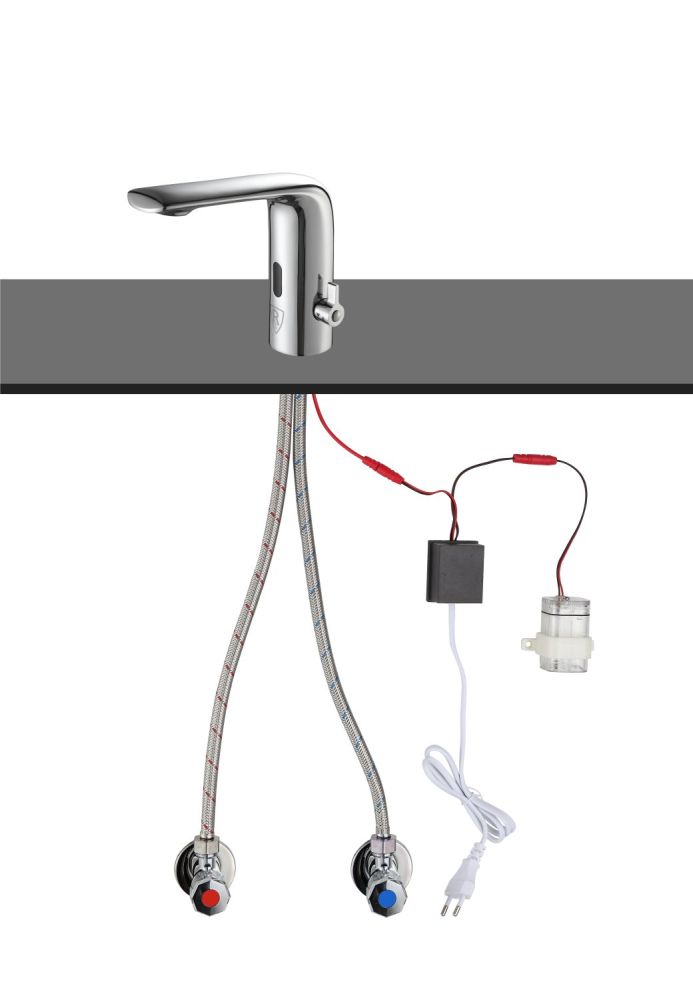 Смеситель для умывальника сенсорный RUSH Tinos (TI3732-11), артикул TI3732-11