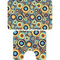 Комплект ковриков Veragio Carpet 68x45 VR.CPT-7200.07 с рисунком Bubbles