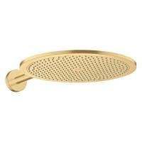 AX  Верхний душ, Ø 350мм, 1jet, с  держателем 390мм, настенный монтаж, ½’, цвет: шлифованное золото AX  Верхний душ, Ø 350мм, 1jet, с  держателем 390мм, настенный монтаж, ½’, цвет: шлифованное золото