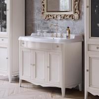 TW Veronica, База с раковиной Simas AR874bi*1 105*56см, с 1отв.,  2 верх.ящ. 3 распашные дверки, доводч. Blum, ручки: Riflesso бронза, цвет: VINTAGE TW Veronica, База с раковиной Simas AR874bi*1 105*56см, с 1отв.,  2 верх.ящ. 3 распашные дверки, доводч. Blum, ручки: Riflesso бронза, цвет: VINTAGE