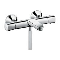 Смеситель для ванны и душа, Hansgrohe, Ecostat Universal, тип регулирования воды-термостатический картридж, тип установки-настенный, отверстия для монтажа-2, вынос излива, мм-200, цвет-хром Смеситель для ванны и душа, Hansgrohe, Ecostat Universal, тип регулирования воды-термостатический картридж, тип установки-настенный, отверстия для монтажа-2, вынос излива, мм-200, цвет-хром