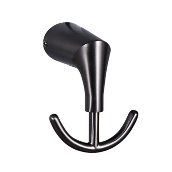 Крючок для ванной комнаты двойной FASHUN A1805-2-17, графит