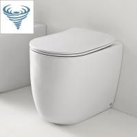 Kerasan Nolita Унитаз безободковый пристенный 55х35 см, смыв TORNADO, с креплениями WB5N, цвет белый матовый