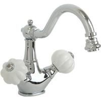 Смеситель для биде Migliore Olivia ML.OLV-5844 Белый Хром Смеситель для биде Migliore Olivia ML.OLV-5844 Белый Хром