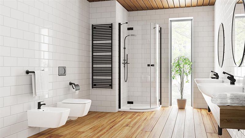 Дверь душевого уголка Radaway Essenza New PDD 100 L профиль Хром стекло прозрачное