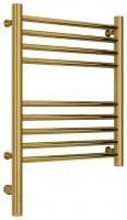 Полотенцесушитель электрический "БОГЕМА 3.0" прямая 500х400 / МЭМ левый (Золото)