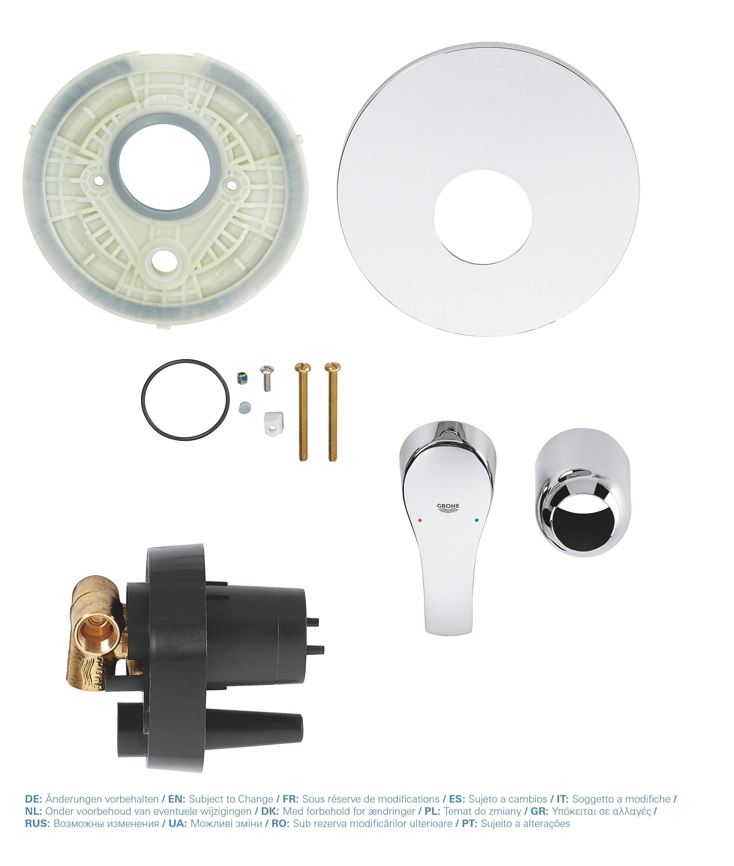 Смеситель для душа GROHE Eurosmart New (внешняя и встраиваемая части), хром (33556002)