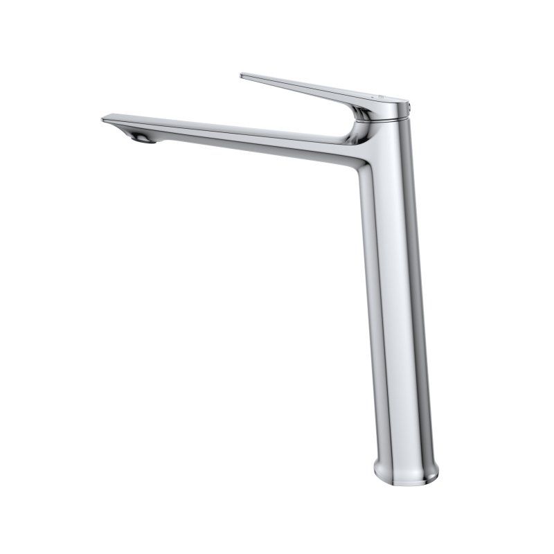 LINER-LC-GM-W0 Смеситель для накладной раковины однорычажный, без донного клапана, исполнение оружейная сталь, артикул LINER-LC-GM-W0